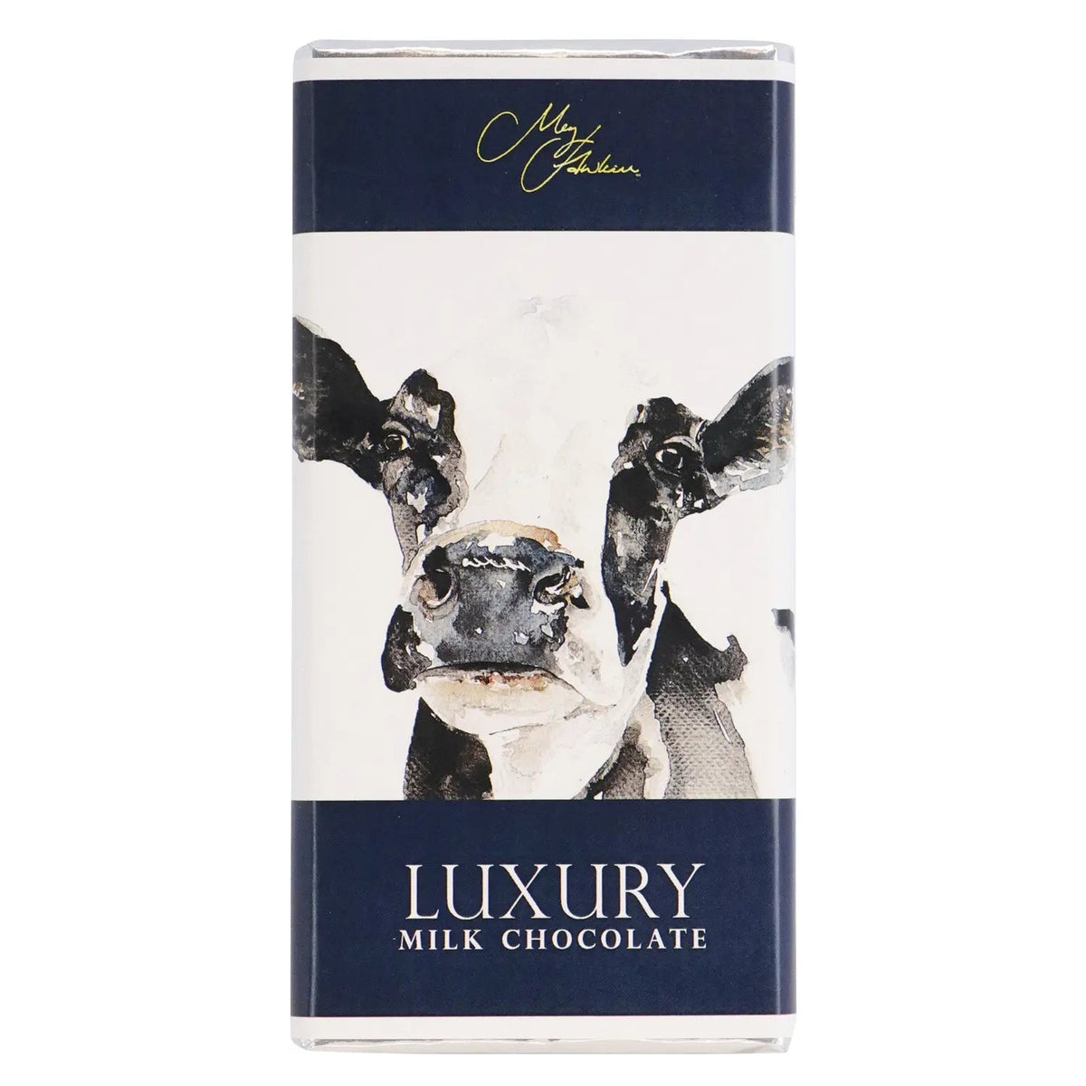 Meg Hawkins Friesian Cow design milk chocolate bar
