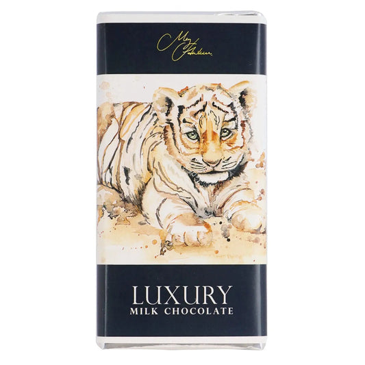 Meg Hawkins Tiger Cub design milk chocolate bar