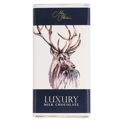 Meg Hawkins Stag design milk chocolate bar