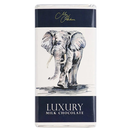 Meg Hawkins Elephant design milk chocolate bar