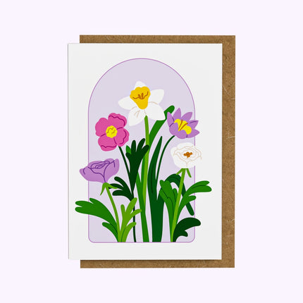 Mini Greeting Card - Wild Flowers