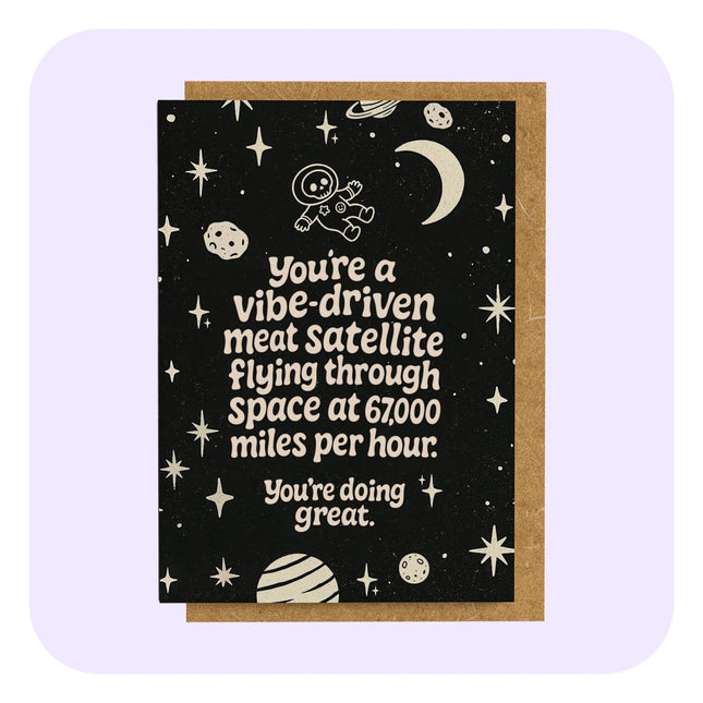 Mini Greeting Card - Vibe Satellite