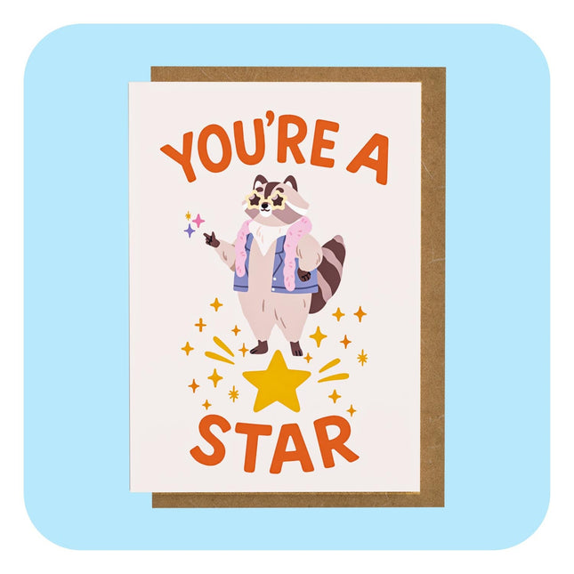 Mini Greeting Card - You're A Star