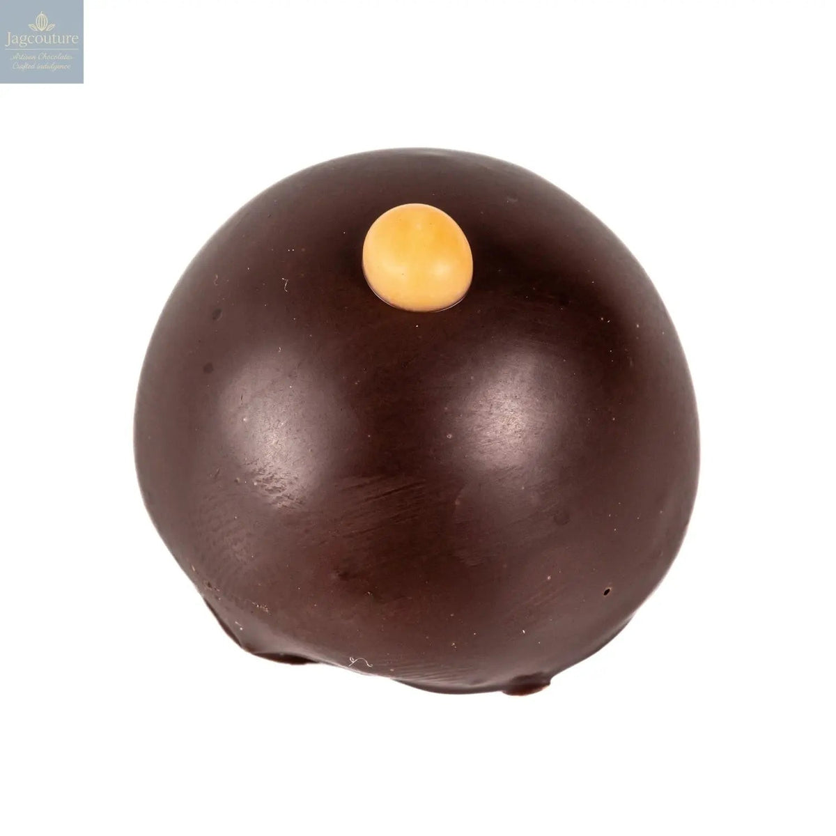 Gin & Rhubarb - gin & rhubarb crème fraîche in dark chocolate 14g