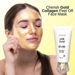 Ammuri 24K Gold Peel-Off Face Mask – Deep Cleansing & Brightening Pore Minimiser (60ml)
