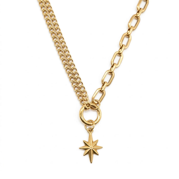 Gold Celeste North Star Necklace