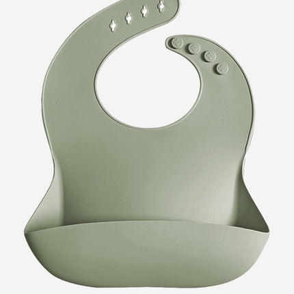 Bloom Bambini Baby Everyday Silicone Bib in Green