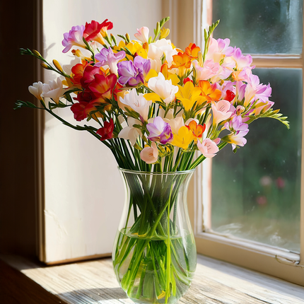 Mixed Guernsey Long Stem Freesia Flowers
