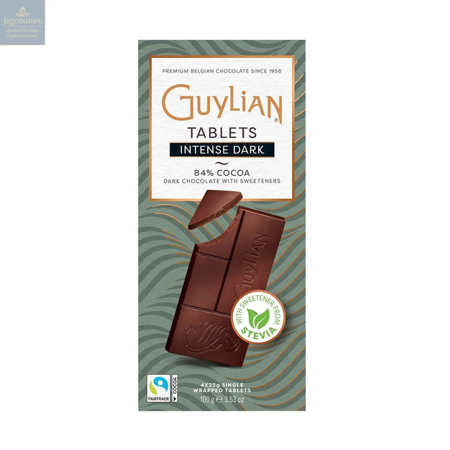 Guylian 84% intense dark chocolate no added sugar mini bars