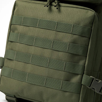QT&QY 50L Tactical Backpack survival Bag Hunting MOLLE Backpack GYM For Men EDC Outdoor Hiking Rucksack Witch Bottle Holder