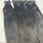 Straight one bundle / natural black / 14 Inches