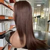 Straight / Brown layer cut wig / 20 Inches|5X5