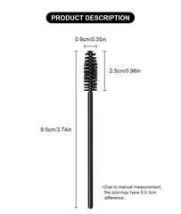 ANNAFRIS 50Pcs  Disposable Eyelash  Brush Soft Head Crystal Eyebrow Brush Lash Extension Brush  Mascara Wand Makeup Tool