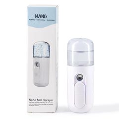Mini 30mL Face Steamer USB Rechargeable Nano Facial Mister Beauty Portable Humidifier Diffuser Moisturizing Skin Care Tools