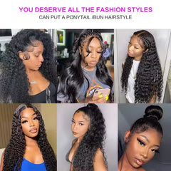 Cheap Pre Plucked 13x4 HD Lace Frontal Wig Swiss Transparent Lace Front Water Wave Wig Raw Vietnamese Hair Wig for Black Women