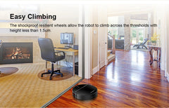 Liectroux M7S Robot Vacuum Cleaner,Smart Dynamic Navigation,4000Pa,Wet Mop,WiFi,Silent,Work with Alexa & Google Home