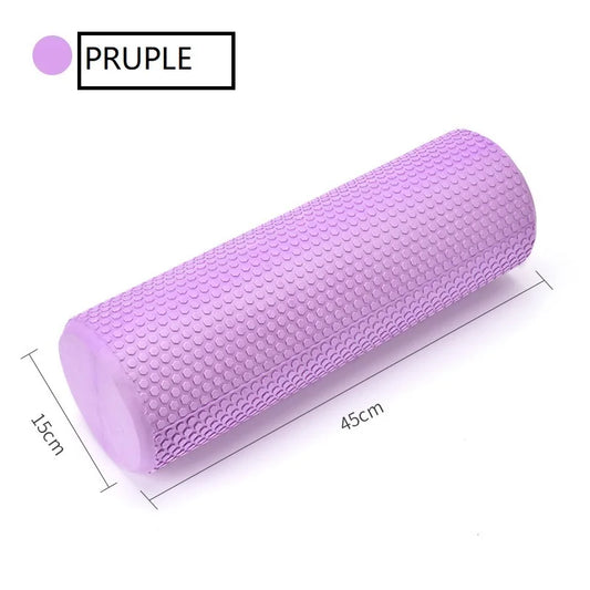 45/60CM Yoga Foam Roller High density EVA Muscle Leg Shoulder Roller Massage Tool Fitness Yoga column balance Stick Equipment