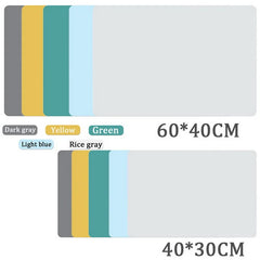 60/40cm Oversized Food Grade Silicone Waterproof Placemat Heat Insulation Anti-Skidding Washable Table Mat For Kitchen Dinner