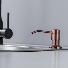 Kitchen Soap Dispensers 500ml Build in Dispenser Soap For Kitchen Bathroom Accessories Stainless Steel Pump Liquid PE Bottle