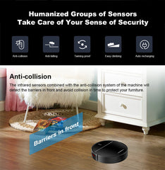 Liectroux M7S Robot Vacuum Cleaner,Smart Dynamic Navigation,4000Pa,Wet Mop,WiFi,Silent,Work with Alexa & Google Home