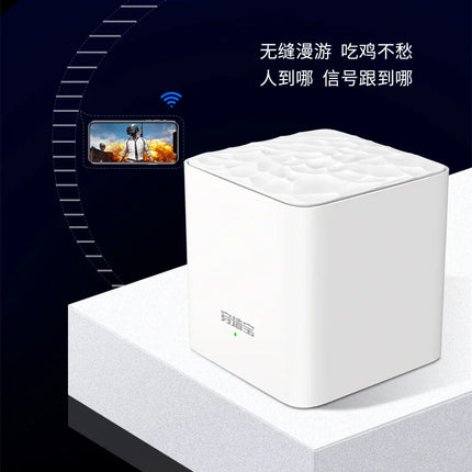 Tenda Nova Mesh WiFi System (MW3)-Up to 3500 sq.ft. Whole Home Coverage WiFi Router and Extender Replacement AC1200 Mesh Router