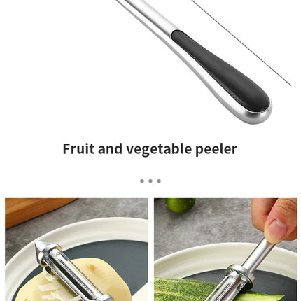 Konco Fruit and Vegetable Peeler,Kitchen Accessories,Alloy Sharp Peeler Potato Carrot Grater Peeler Kitchen Gadget