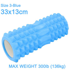 45cm High Density Foam Roller Yoga Column Deep Massage Fitness Equipment Sport EVA Block Muscle relaxation Pilates Gym Exercises