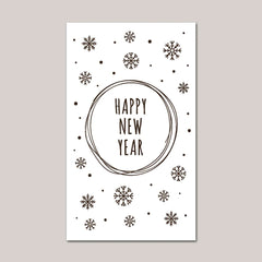 30Pcs Merry Christmas Gift Cards Greeting Card Christmas Tree Stickers Cute Design For 2022 New Year Gift decoration card