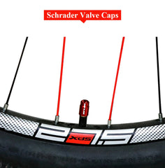 2pcs GUB Aluminum CNC Bicycle Tire Valve Cap MTB Road Bike Tube Tyre Gas Nozzle Cover for AV FV Schrader Presta Valve Dustproof
