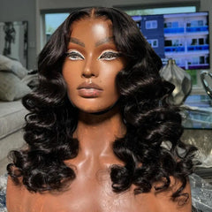 13*4 Remy Hair HD Lace Frontal Human Hair Wigs for Women Honey Brown Natural Black 13*6 hd Loose Wave Lace Front Wig Brazilian