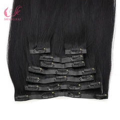 2024 Hot Sale Clip in Hair Extension 100% Human Remy Invisible Clip in Hair Extension Natural Clip Ins Human Hair Extensions