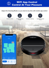 Liectroux M7S Robot Vacuum Cleaner,Smart Dynamic Navigation,4000Pa,Wet Mop,WiFi,Silent,Work with Alexa & Google Home