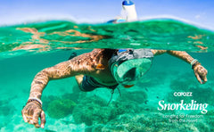 COPOZZ Professional Snorkeling Diving Mask Underwater Scuba Full Face Snorkel Mask Anti Fog Goggles for Adult Swimming Equipment