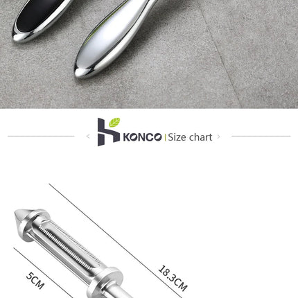 Konco Fruit and Vegetable Peeler,Kitchen Accessories,Alloy Sharp Peeler Potato Carrot Grater Peeler Kitchen Gadget