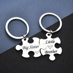 Brother Sister Keychain Set Gifts Christmas Birthday Gifts Family Gifts for Sisters Brothers