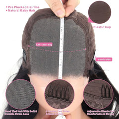 5x5 Raw Indian HD Wig  Human Hair Lace Front ,Glueless Full Lace Front Wigs, Brazilian Deep Curly Body Wave Wig for Black Women