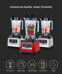 BioloMix【7 Years Warranty】BPA Free Heavy Duty Commercial Grade Blender Professional Mixer Juicer Ice Smoothies Peak 2200W