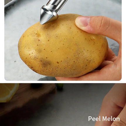 Konco Fruit and Vegetable Peeler,Kitchen Accessories,Alloy Sharp Peeler Potato Carrot Grater Peeler Kitchen Gadget