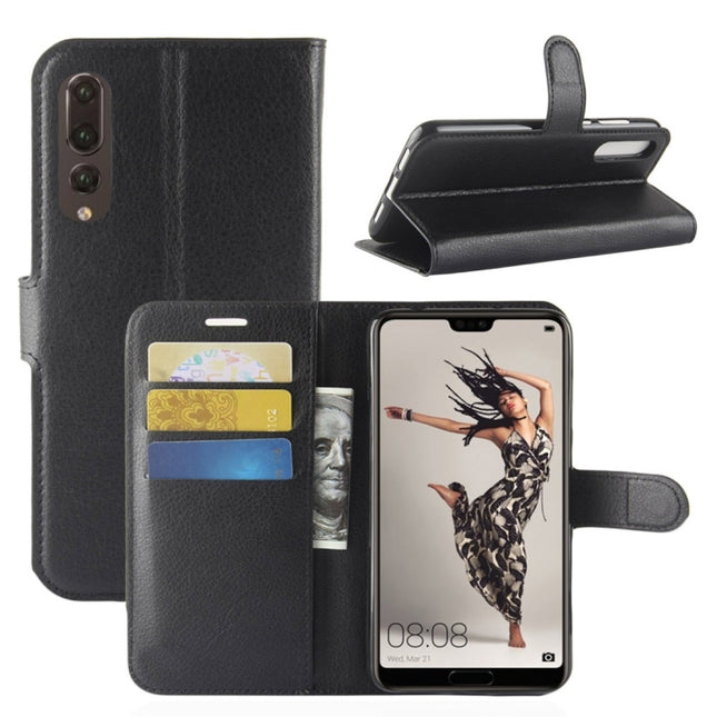 For Huawei  P20 Pro Litchi Texture Horizontal Flip Leather Case with Wallet & Holder & Card Slots, For Huawei P20 Pro