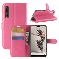 For Huawei  P20 Pro Litchi Texture Horizontal Flip Leather Case with Wallet & Holder & Card Slots, Huawei P20 Pro, For P20 Pro, For Huawei P20 Pro