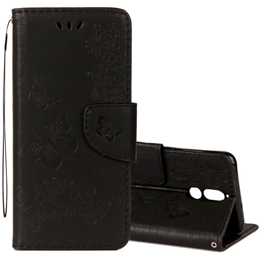 For Huawei  Mate 10 Lite Vintage Embossed Floral Butterfly Pattern Horizontal Flip Leather Case with Card Slot & Holder & Wallet & Lanyard , For Mate 10 Lite