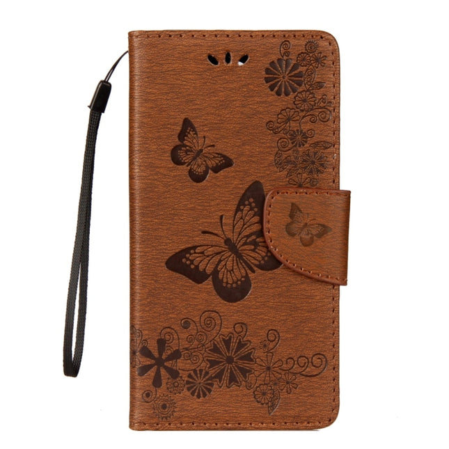 For Huawei  Mate 10 Lite Vintage Embossed Floral Butterfly Pattern Horizontal Flip Leather Case with Card Slot & Holder & Wallet & Lanyard , For Mate 10 Lite