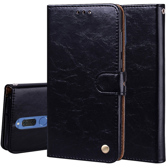 For Huawei Mate 10 Lite & Nova 2i Business Style Oil Wax Texture Horizontal Flip Leather Case with Holder & Card Slots & Wallet, For Huawei Mate 10 Lite, For Huawei Mate 10 Lite & Nova 2i