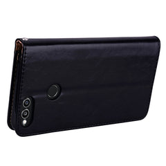 For Huawei Honor Play 7X Business Style Oil Wax Texture Horizontal Flip Leather Case with Holder & Card Slots & Wallet, For Huawei Honor Play 7X