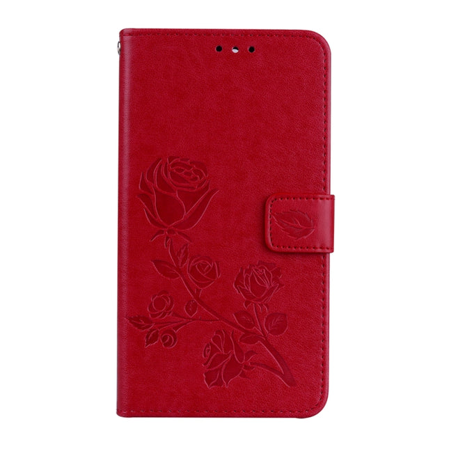 For Huawei Mate 10 Lite Rose Embossed Horizontal Flip Environmental PU Leather Case with Holder & Card Slots & Wallet