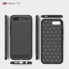 Brushed Texture Carbon Fiber Shockproof TPU Case for Huawei Honor 10, Huawei Honor 10