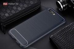 Brushed Texture Carbon Fiber Shockproof TPU Case for Huawei Honor 10, Huawei Honor 10