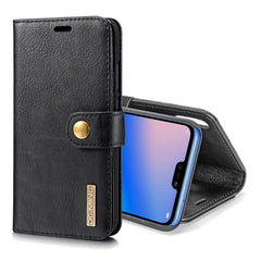 Crazy Horse Texture Flip Detachable Magnetic Leather Case for Huawei P20 Lite, with Holder & Card Slots & Wallet, Huawei P20 Lite