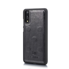 Crazy Horse Texture Flip Detachable Magnetic Leather Case for Huawei P20, with Holder & Card Slots & Wallet, Huawei P20