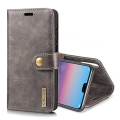 Crazy Horse Texture Flip Detachable Magnetic Leather Case for Huawei P20, with Holder & Card Slots & Wallet, Huawei P20